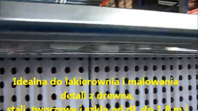 Ściana Lakiernicza Malarska Sucha Z Filtrem Kartonowym I Matą Paint Stop.