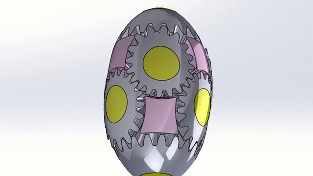 3D Ellipse Gear T18M2 60X35