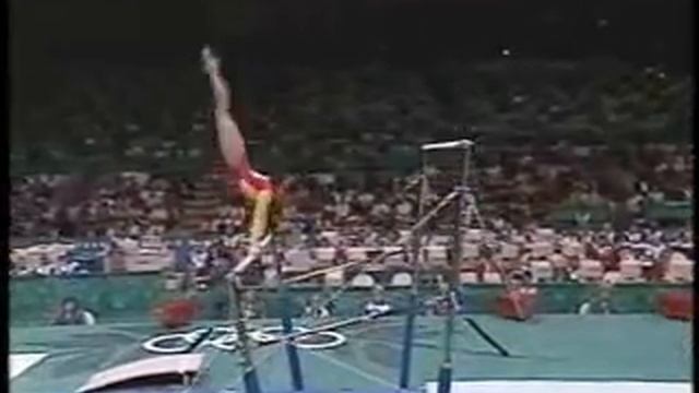 Bi Wenjing - 1996 Olympics EF - Uneven Bars смотреть онлайн