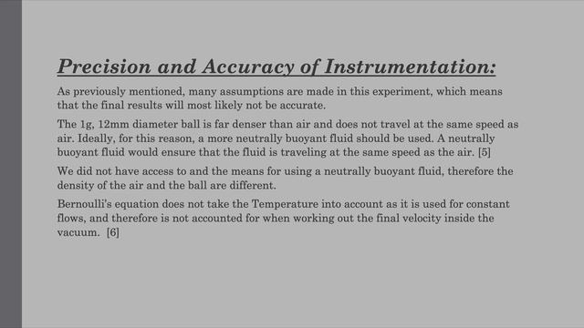 Average Velocity In The Hose Of A Vacuum Cleaner,MECN2022 Group 1