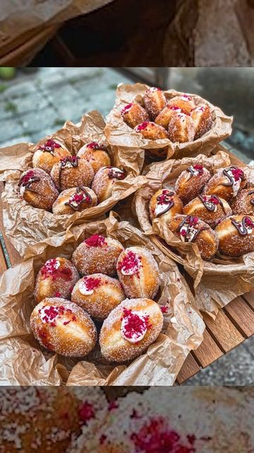 Жареные пончики! 🖤 #shorts смотреть онлайн