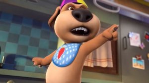Talking Tom and friends ketchup noodles  and crackers