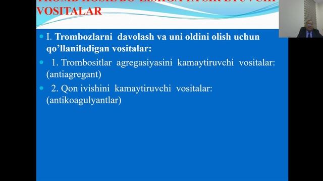 Qon tizimiga tasir etadigan vositalar