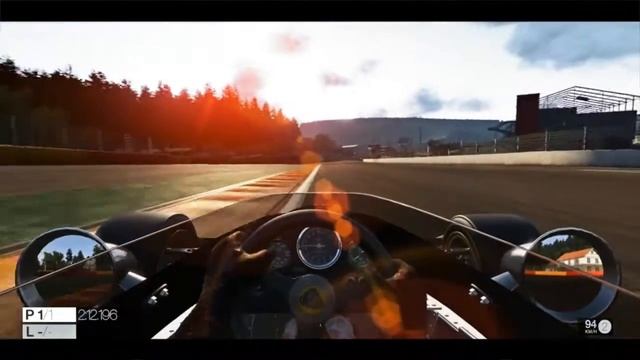 Тест гоночного балида Project Cars