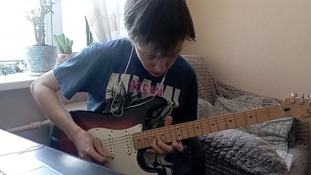Andy Timmons - Cry for You / Фрагмент из Видеоурока (Guitar Cover) смотреть онлайн