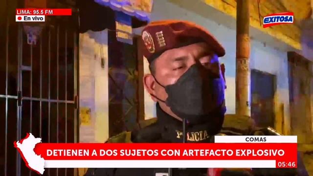 🔴🔵Comas: Agentes de la Policía Nacional hallaron una granada dentro de una mototaxi смотреть онлайн