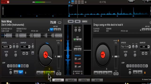 Virtual DJ tutorial pt.4 (loops, samples, beat construction) смотреть онлайн