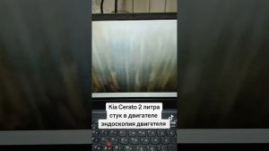 Kia Cerato 2 литра, стук в двигателе, эндоскопия, задиры. #задиры #эндоскопия #kia #kiacerato