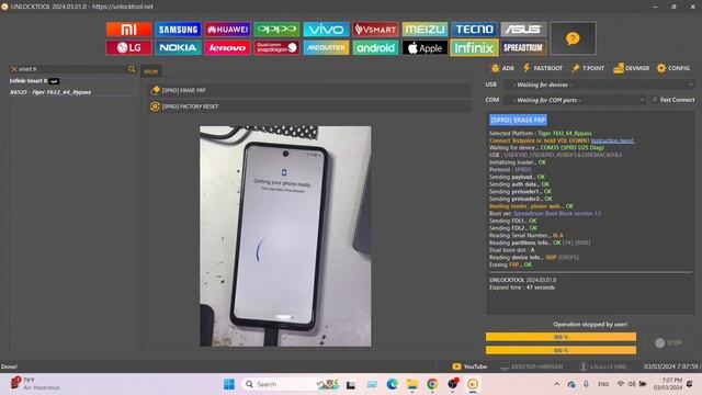 Infinix Smart 8 (X6525) frp Bypass Unlock Tool. 2024 смотреть онлайн