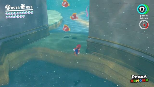 Super Mario Odyssey Супер Марио полетел в отпуск в Пляжное царство, заодно луны пособирал смотреть онлайн