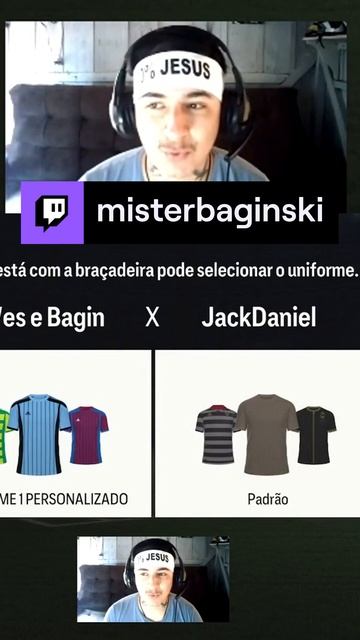 jogamos contra o jack daniel | misterbaginski em #Twitch #fc24 смотреть онлайн