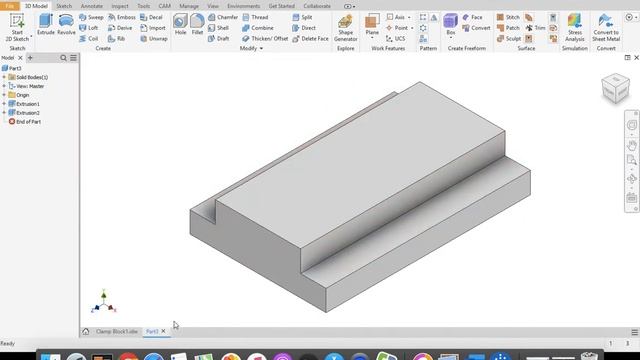 Clamp Block CAD смотреть онлайн