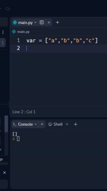 Count() Method In Python Lists #shorts