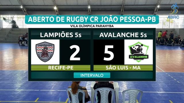 JG 02: 10h30, Lampiões Rg5 X Avalanche RG5 - 2024 Aberto de João Pessoa смотреть онлайн