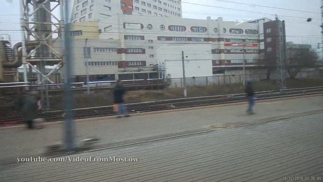 На поезде "Кремлёвские курсанты" от Волоколамской до Стрешнево // 26 декабря 2019 смотреть онлайн