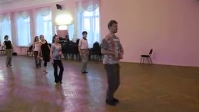 Хастл. Базовые движения. Основной ход www.odstudio.ru смотреть онлайн