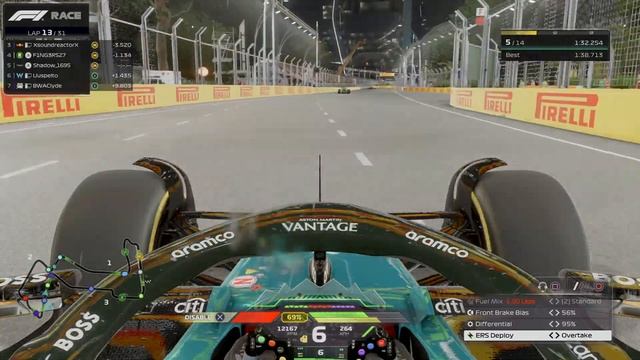 F1 24 ERO Round 3 Singapore In The Wet... смотреть онлайн