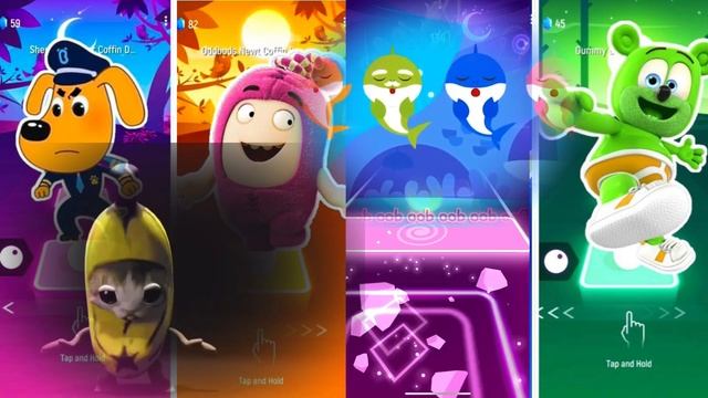Sheriff Labrador 🆚 Oddbods Newt 🆚 Baby Shark 🆚 Gummy Bear. 🎶 Who Is Best? смотреть онлайн