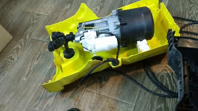 Гудит и не качает керхер. Ремонт.