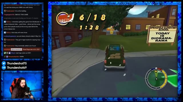 The Simpsons Hit and Run Part 16 - Marge's Quest for Ketchup смотреть онлайн