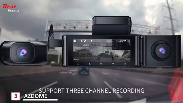5 Best 3 Channel Camera Dashcam (Front + Rear + Cabin)
