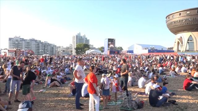 Казань фан зона  2018 06 25 2