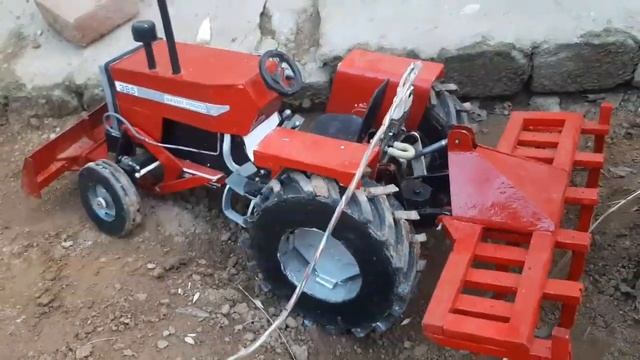 RC-Tractor with Front Blade |How To Make Front Blade | Trolly Loading | How To Make Mini RC Tracto смотреть онлайн