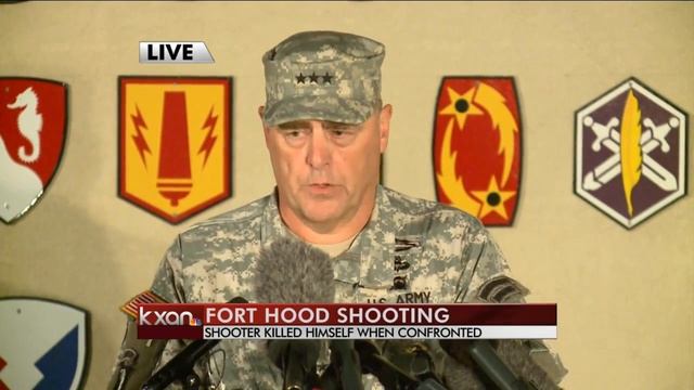 VIDEO: Lt. Gen. Mark A. Milley briefs media after shooting at Fort Hood смотреть онлайн