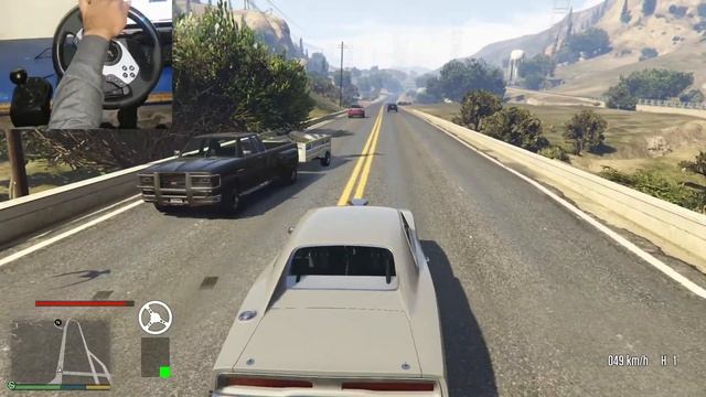 Fast And Furious Car Test Driveing GTA 5 | PXN V9 Steering Wheel + Shifter Gameplay GTA V Dodge Car смотреть онлайн