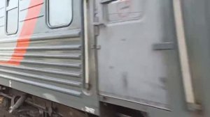 Электровоз 2ЭС4К Дончак с поездом 282С Адлер - Череповец | РЖД | Поезд | Железная дорога