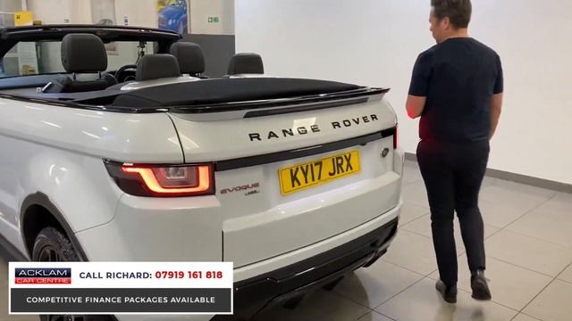 2017 17 Range Rover Evoque 2.0TD4 HSE Dynamic Convertible смотреть онлайн