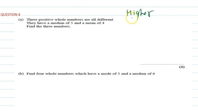 MEAN , MEDIAN, MODE & RANGE GCSE MATHS ( 9 - 1) смотреть онлайн