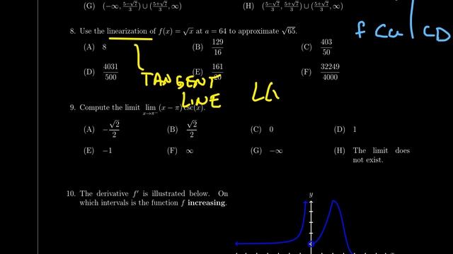 Math 1210 - Exam 4 Review смотреть онлайн