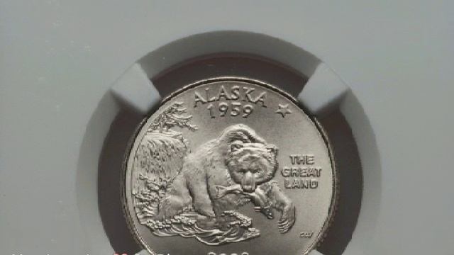 💰💸OJO!!$2,350.00 DOLARES!! 👉MONEDA MODERNA DEL 2008 ALASKA DE 25 CENTAVOS💰 LA TIENES?