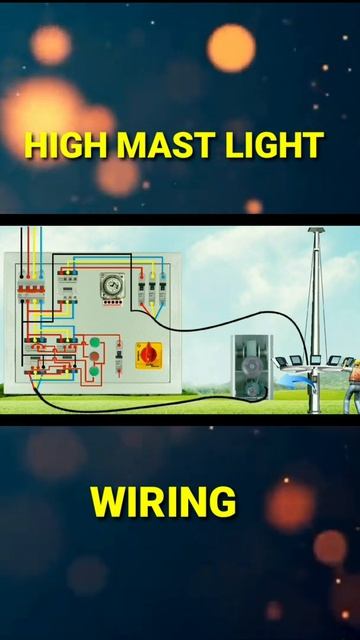 high mast light wiring || street light wiring || smart electrical electricalteluguvideos смотреть онлайн