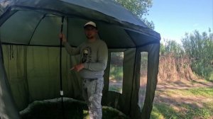 Зонт-палатка Mikado 300см с круговыми тентом 360°. Небольшой обзор и распаковка.