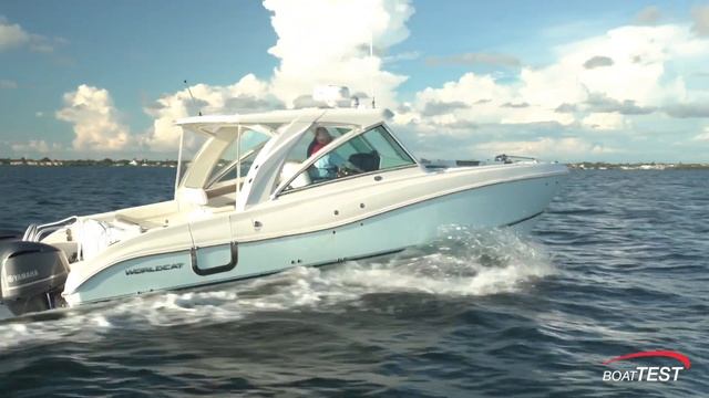 BoatTEST Sharrow MX™ Propeller review. World Cat 325 DC with twin Yamaha 300 HP motors. смотреть онлайн