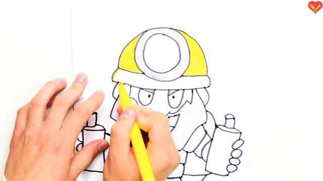 HOW TO DRAW DINAMIKE FROM BRAWL STARS ⭐HOW TO DRAW BRAWL STARS ⭐ смотреть онлайн