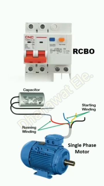 RCBO Single Phase Motor connection #viral #light #lightworker #ytshorts #shorts #dhanawatele смотреть онлайн