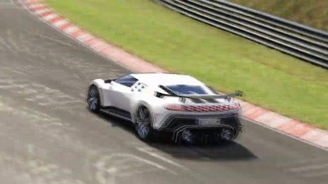 Bugatti Centodieci vs Bugatti Chiron at Nordschleife смотреть онлайн