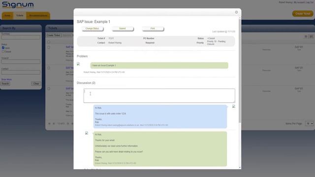 Signum Support Portal | Closing a Ticket смотреть онлайн