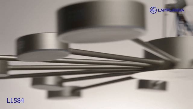 Люстра L1584 ROIZ SILVER GREY Lamplandia