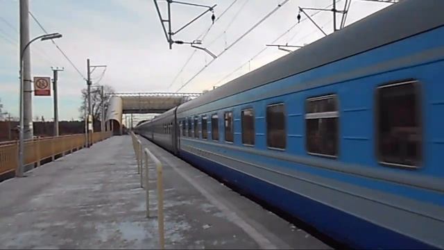 Электровоз ЧС6-019 с поездом №268 (Москва → СПб) смотреть онлайн