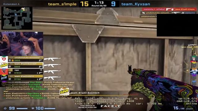 S1MPLE: КАК Я ТОГДА ДВА РАЗА ПОПАЛ? | ИГРА ПРОТИВ 10 НА FACEIT смотреть онлайн