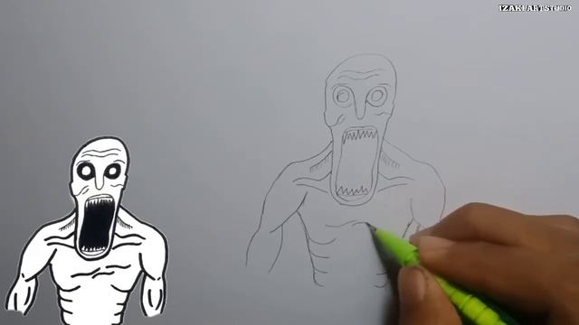 How to draw SCP 096 step by step смотреть онлайн