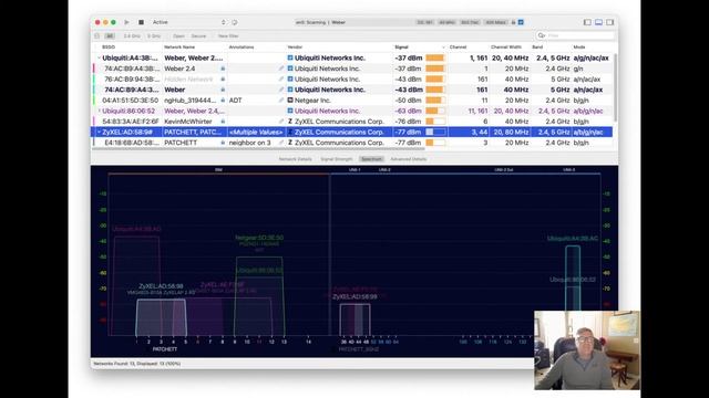 WiFi Explorer and Ubiquiti RF scan смотреть онлайн