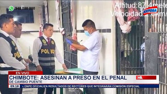🔴🔵Chimbote: Asesinan a preso en el penal Cambio Puente смотреть онлайн