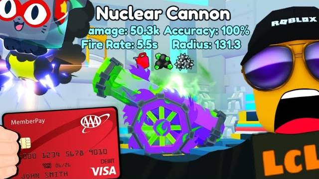 [Lclc] i Spent 59746 on the NUCLEAR CANON to 101 My TYCOON in Pet Sim 99 смотреть онлайн