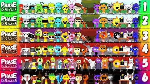 ПЕРЕСМОТРИТЕ ЗНАМЕНИТЫЕ ФАЗЫ SPRUNKI В ОДНОМ #sprunki #rainbownfriends #incredibox #sprunkiphase смотреть онлайн