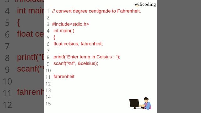 convert degree centigrade to Fahrenheit in c смотреть онлайн